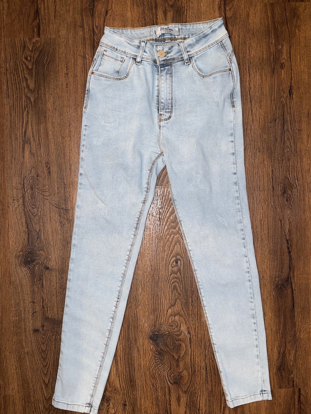 KanCan Light Blue High-Rise Skinny Jeans